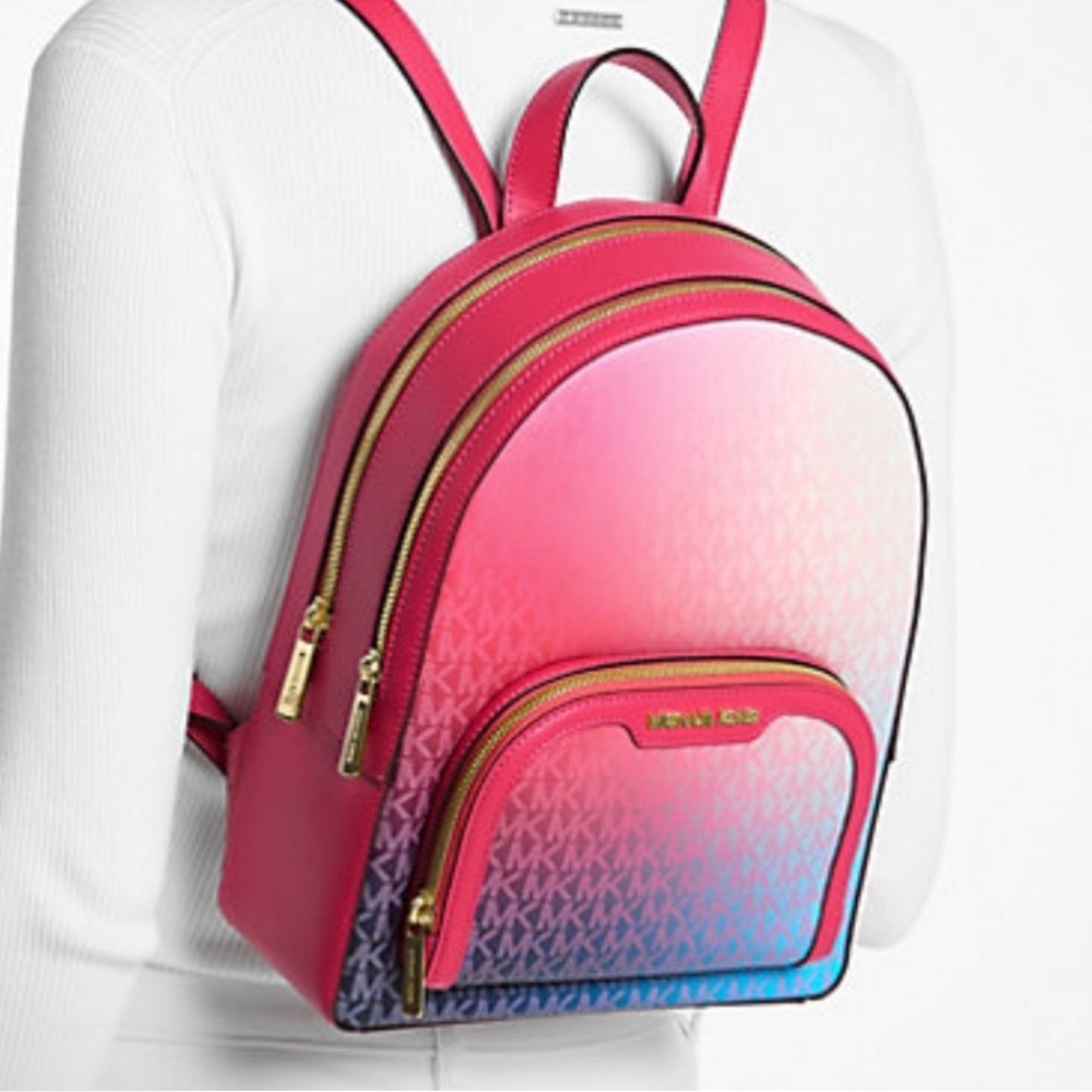 Jaycee Medium Ombré Signature Logo Backpack